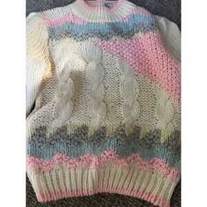 Helium multi colored‎ sweater women’s M